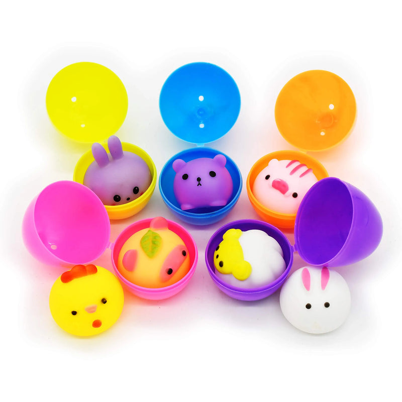 12Pcs Assorted Bath Toys Prefilled Easter Eggs