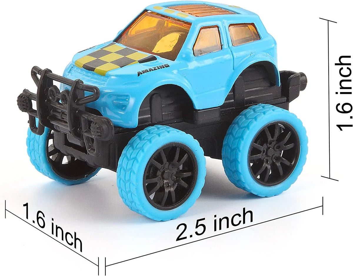 12 Pieces Pullback Monster Cars Filled Easter Eggs-joyin
