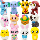 12Pcs Prefilled Easter Eggs with Squishy Toys