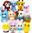 12Pcs Prefilled Easter Eggs with Squishy Toys