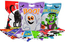 6 Characters  Halloween Plastic Goodie Bags, 72 Pcs