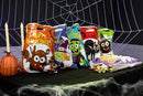 6 Characters  Halloween Plastic Goodie Bags, 72 Pcs