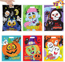 Large Treat Bags with Halloween Figure Designs, 72 Pcs