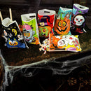Large Treat Bags with Halloween Figure Designs, 72 Pcs