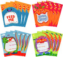 Monster Designs See-Through Candy Bags, 60 Pcs