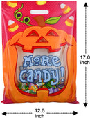 Monster Designs See-Through Candy Bags, 60 Pcs