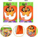 See-Through Trick or Treat Bags with Stickers, 60 Pcs