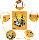 Halloween Paper Tote Bags with Handle, 12 Pcs