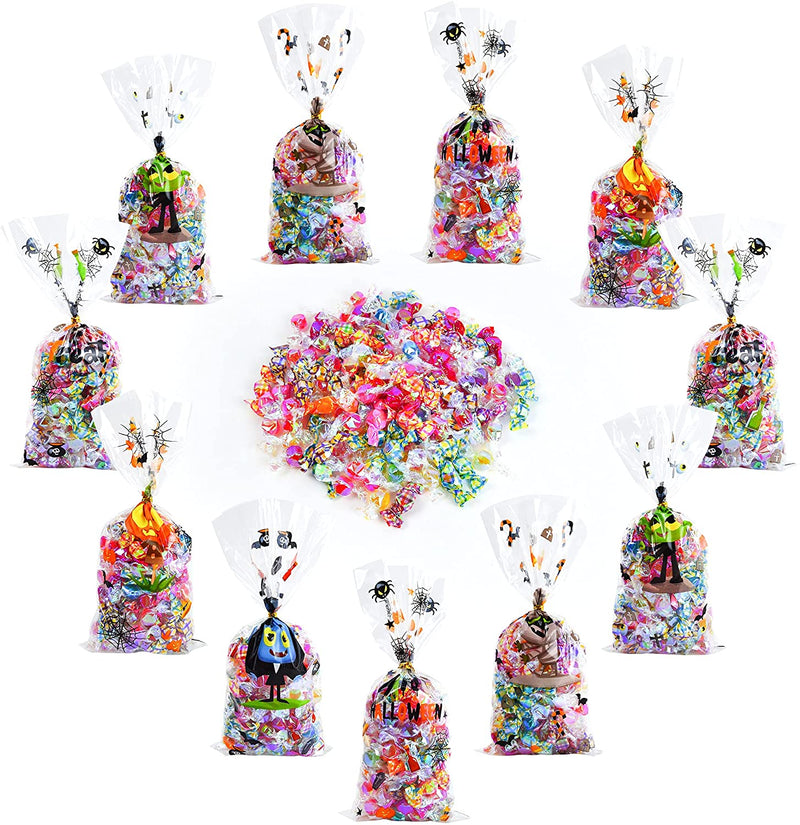 Clear Cookie and Candy Bags with Twist Ties, 150 Pcs