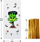 Clear Cookie and Candy Bags with Twist Ties, 150 Pcs