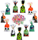 Cellophane Goodie Bags with Twist Ties, 150 Pcs