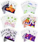 Halloween Clear Self-adhesive Candy Bags, 150 Pcs