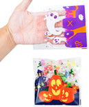 Halloween Clear Self-adhesive Candy Bags, 150 Pcs