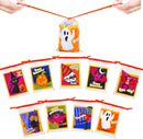 Halloween Transparent Drawstring Treat Bags, 72 Pcs