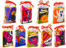 Halloween Transparent Drawstring Treat Bags, 72 Pcs