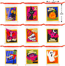 Halloween Transparent Drawstring Treat Bags, 72 Pcs
