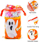 Halloween Transparent Drawstring Treat Bags, 72 Pcs