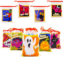 Halloween Transparent Drawstring Treat Bags, 72 Pcs