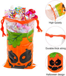 Orange Candy Bags with Pumpkin Face Designs, 108 Pcs