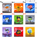 9 Character Designs Small Treat Bags, 72 Pcs