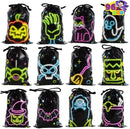 Neon Drawstring Treat Bag, 96 Pcs