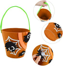 6 Pcs Halloween Felt Bucket, Assorted Design