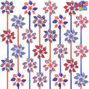Pinwheels and Flags, 48 Pcs