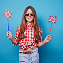 Pinwheels and Flags, 48 Pcs