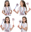 Pinwheels, Necklaces, and Temporary Tattoos, 72 Pcs