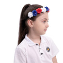 Patriotic Flower Headbands, 6 Pcs