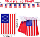 Flag Banners, Stars Hanging Banners, and Swirl Decorations, 26 Pcs