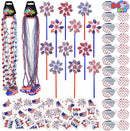 Pinwheels, Necklaces, Shutter Shades Glasses, and Temporary Tattoos, 84 Pcs