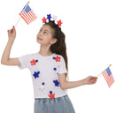 LED Necklaces, LED Headbands, and Flags, 9 Pcs