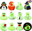 12pcs Halloween Duckies Glow in the Dark  for Fun Bath
