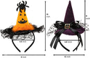 Halloween LED Headbands Sequin Hat,2 Pcs