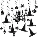Spooky residence Hanging Decorations and Witch Hats, 25 Pcs