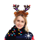 2 Piece Light-Up Reindeer Headbands