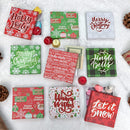 Four-sided Shape Christmas Gift Box, 9 PCs