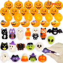Halloween Prefilled Pumpkin Box with Mochi Squishy, 18 Pcs