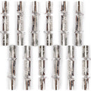 Christmas Party Table Favors (Silver Snowflake), 12 Pack