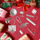 Christmas Party Table Favors (Silver Snowflake), 12 Pack