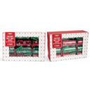 Christmas Party Table Favors (Red Green Snowflake), 8 Pack