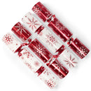 Christmas Party Table Favors (Red White Snowflake), 12 Pack