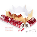 Christmas Party Table Favors (Red White Snowflake), 12 Pack