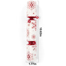 Christmas Party Table Favors (Red White Snowflake), 12 Pack