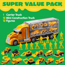 25 in 1 Die-cast Construction Truck Toy Set