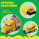 25 in 1 Die-cast Construction Truck Toy Set