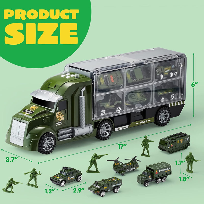13 in 1 Die-cast Military Toy Set
