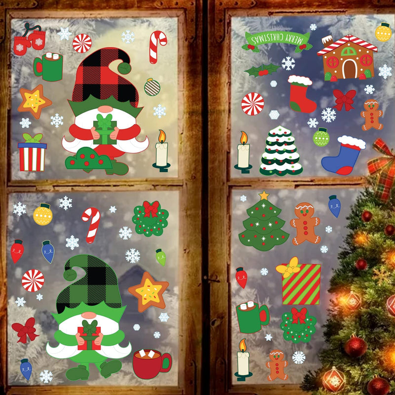 Christmas Window Clings (Gnome), 300 Pcs