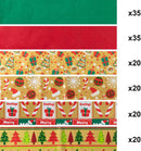 Holiday Tissue Paper Assortment Set, 150 Sheets